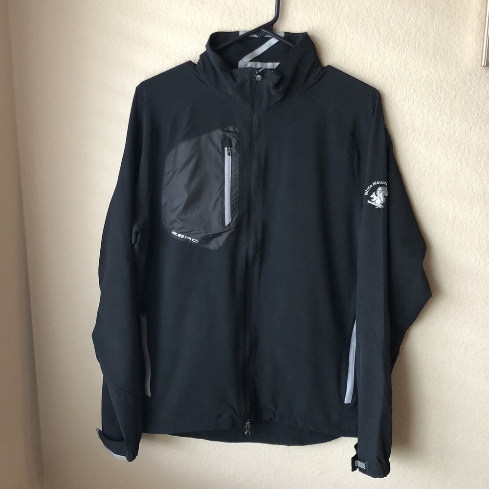 Zero Restriction Windbreaker Tech Golf Jacket Bla… - image 1